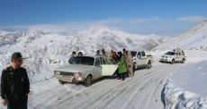 برف و بوران از عصر روز یکشنبه شمال استان سمنان را فرا گرفت